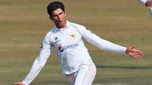 Shaheen Afridi among top five test bowlers
