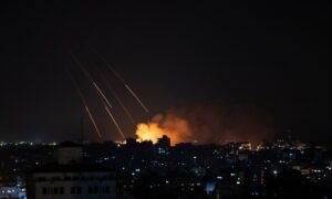 Israel carries out air raid in central Gaza strip second time in week