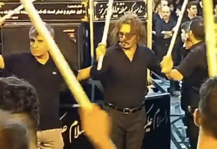 Is Johnny Depp really in Tehran?