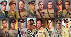 Profile of the Pakistan Army Generals during country’s 75 year-long history