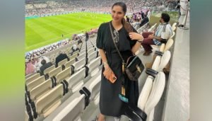 Sania Mirza enjoys FIFA World Cup in Qatar with sister