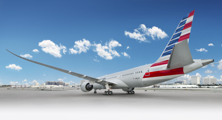 American plane makes emergency landing as engine catches fire