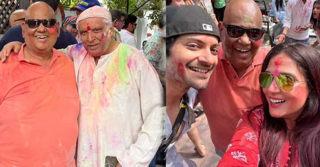 Satish Kaushik celebrated Holi