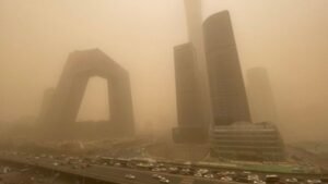 Sandstorm in China affected 409 million people