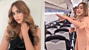 Watch: Girl dancing onboard a flight