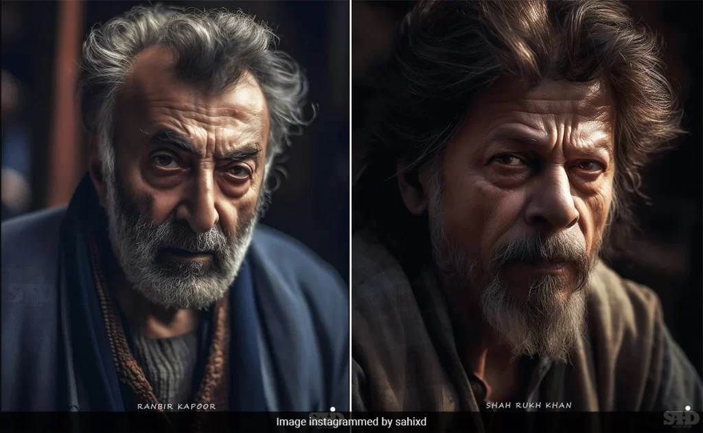 Famous Indian actors as old men, According to AI