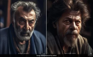 Famous Indian actors as old men, According to AI