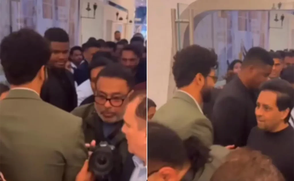 Watch: Salman Khan's guard push Vicky Kaushal aside at IIFA Press Conference