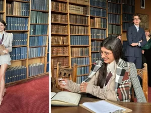 Mia Khalifa gives lecture at Oxford University