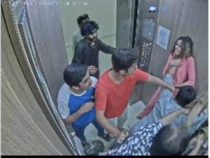 Watch: Sindh MPA's son, friends beat women in lift in Karachi