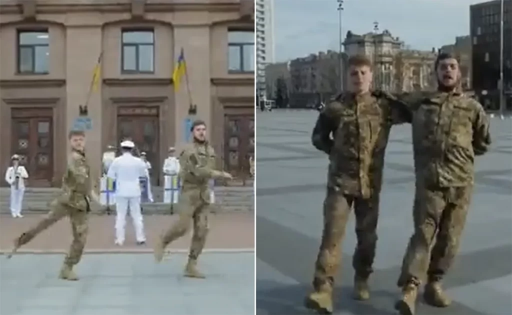 Watch: Ukraine soldiers dance to "Naatu Naatu" song