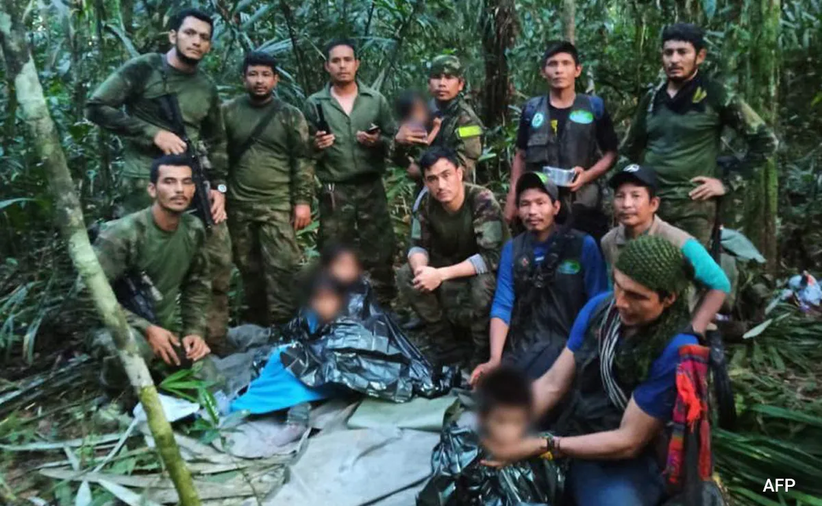 "Absolute Survival": Days after plane crash, Children found alive in forest