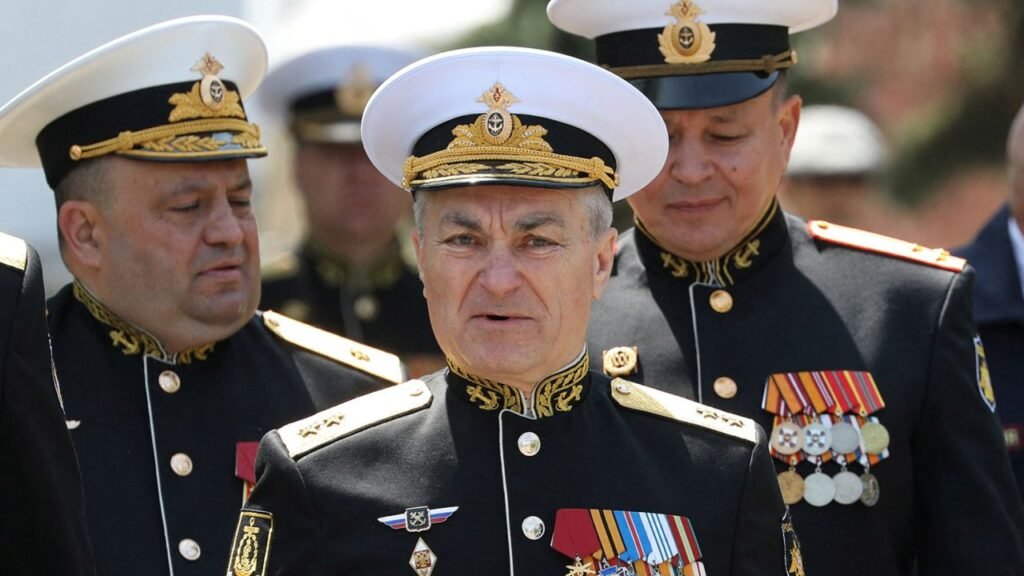 Russian Black Sea fleet commander allegedly killed in missile attack