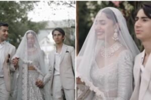 Awww moment: Mahira Khan's son Azlan escorted her down the Aisle at her wedding