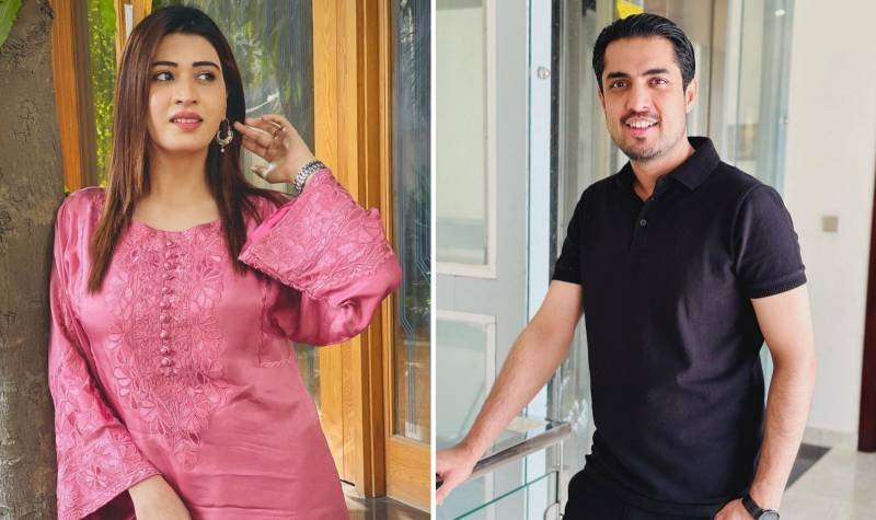 Iqrar ul Hassan ties the knot with Arusa Khan for 3rd time