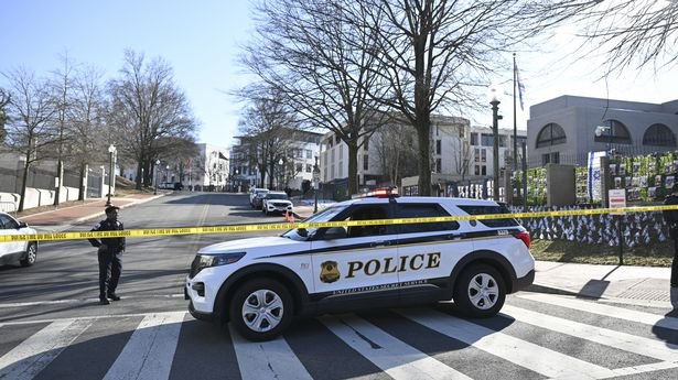 US Air Force serviceman sets self on fire outside Israeli Embassy