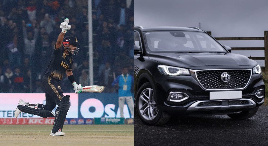PZ vs IU: Babar Azam receives MG car gift from Zalmi owner