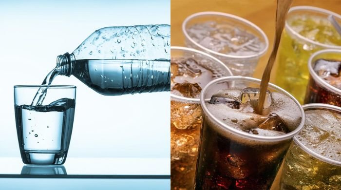 Why is drinking water better than soft drinks to quench summer thirst?