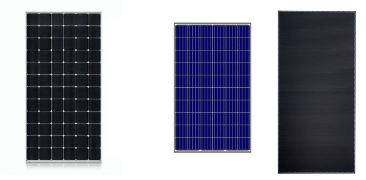 Solar solution in Pakistan: A comparison of three different types of solar panels