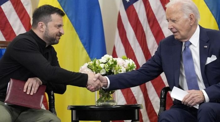 US, Ukraine sign 'historic' 10-year security agreement