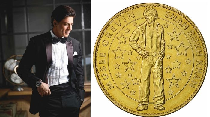 Shah Rukh Khan honored with customized gold coin by Paris museum