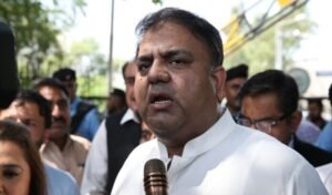 Fawad Chaudhry urges Bushra Bibi, Aleema Khan to enter politics to save PTI