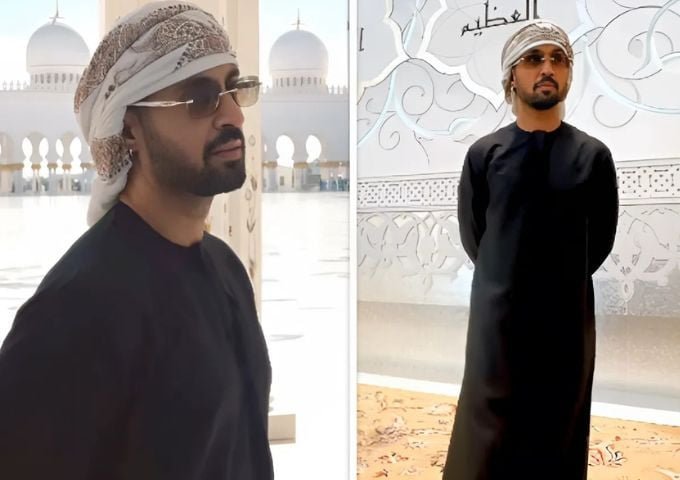 Diljit Dosanjh’s visit to Sheikh Zayed Mosque goes viral on social media