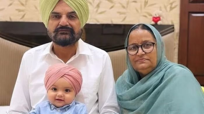 Sidhu Moosewala's parents reveal his younger brother's face, Fans are in awe of 'cutest baby'