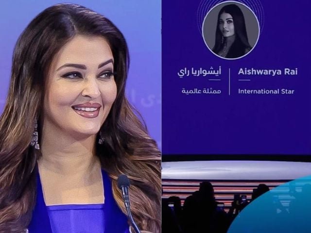 Aishwarya Rai omits Bachchan surname at Global Womens Forum in Dubai
