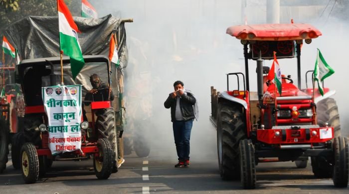 Indian Punjab shuts down as farmers' protest intensifies