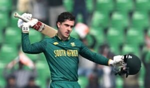 South African batter Matthew Breetzke sets world record on debut