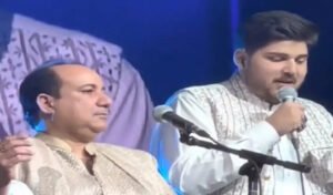 Rahat Fateh Ali Khan responds to sons comparison to Nusrat Fateh Ali Khan