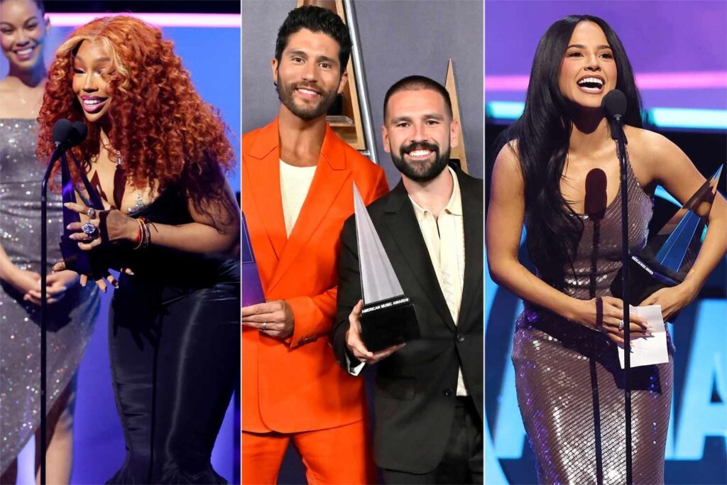 American music awards winners full list here