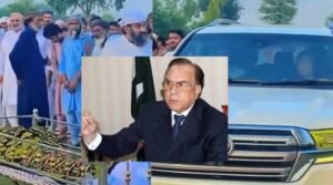 Ex-Governor Manzoor Wattoo faces criticism for offering funeral while sitting in Land Cruiser