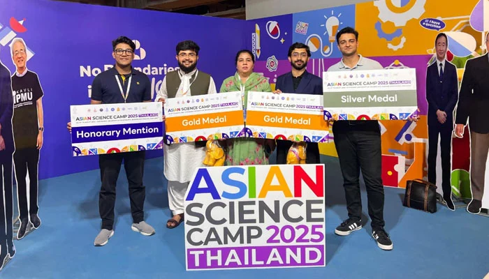 Asian Science Camp 2025: Pakistan wins 2 golds, one silver