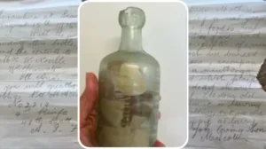 Family find century old World War letters in a bottle