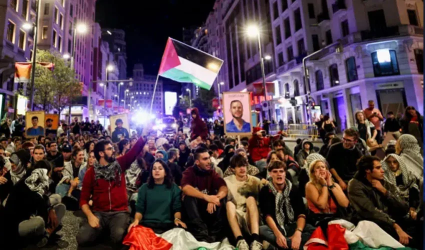 Global protests start after Israel intercepts Gaza aid flotilla