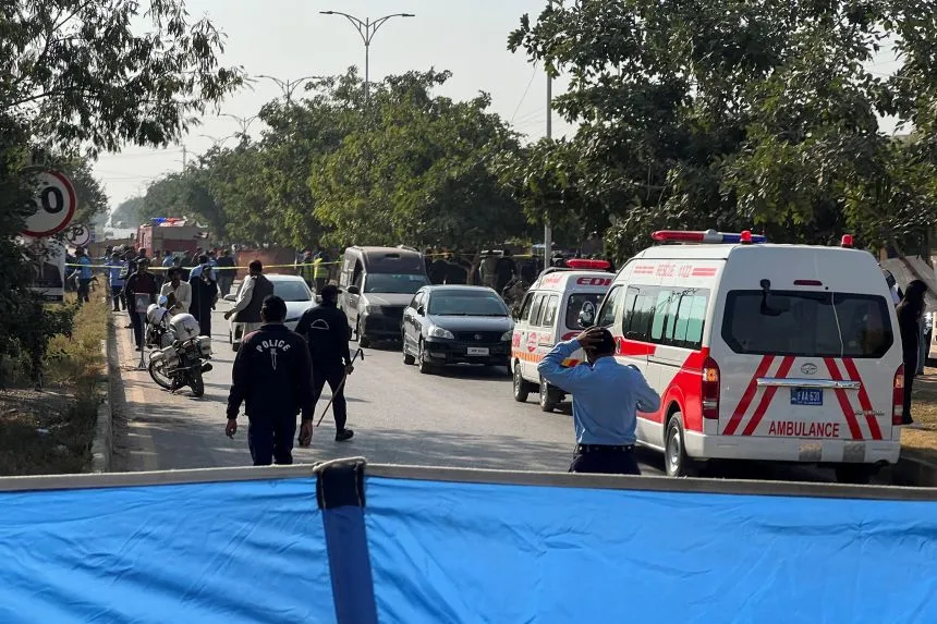At least 12 killed, 27 injured in suicide blast outside Islamabad district courts