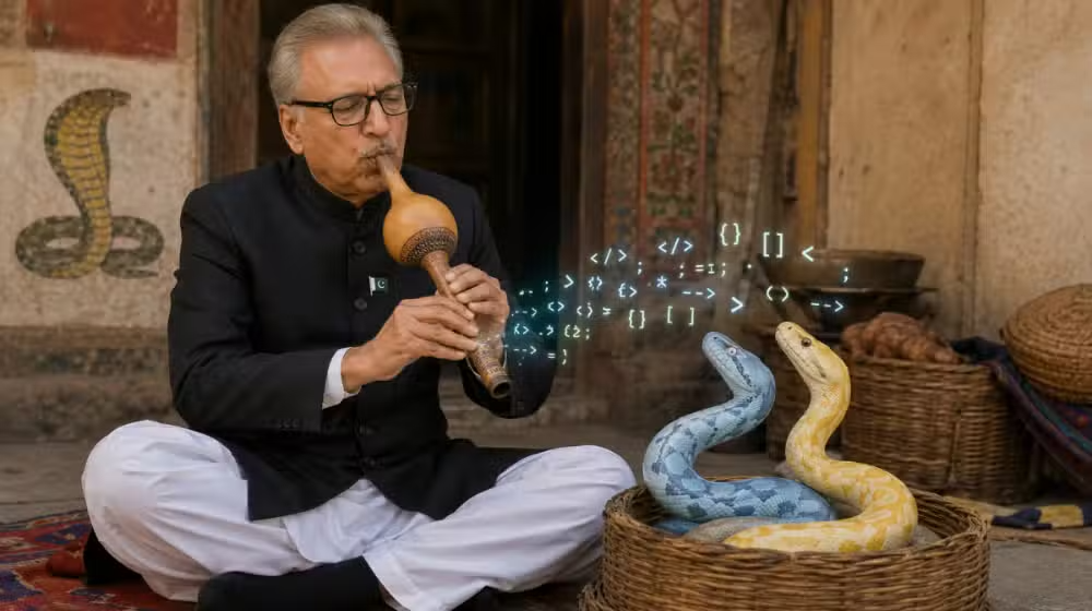 Former President Arif Alvi Built a Private AI Archive Using Python