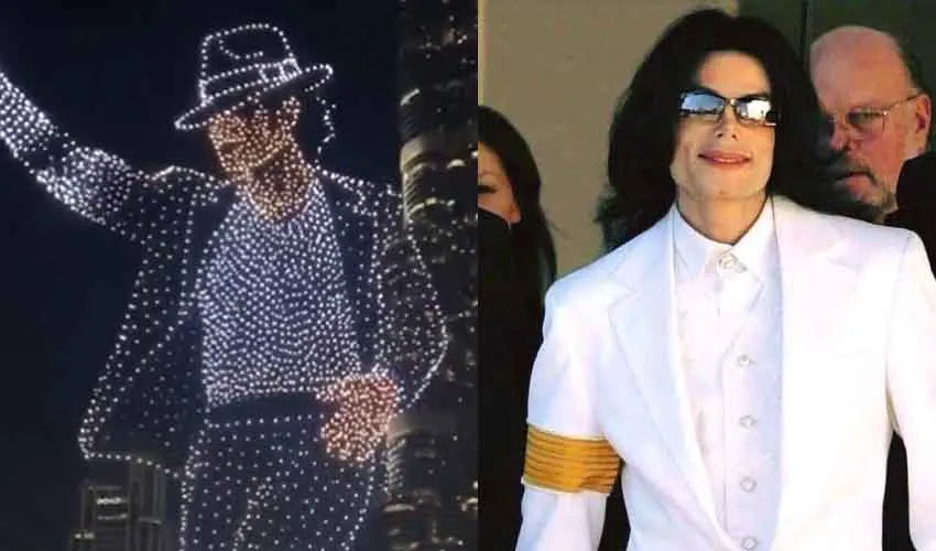 Michael Jackson Drone Show Lights Up Dubai’s Burj Khalifa