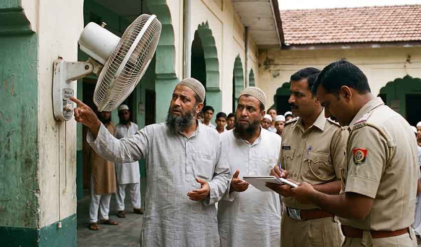 Two Held in India Over 'Made in Pakistan' Label on Madrassa Fan