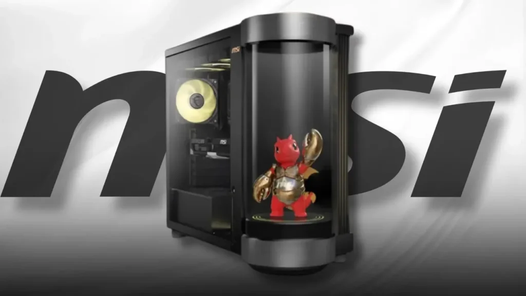 MSI Unveils MEG Vision X2 AI+ Gaming PC With Built-In AI Display and RTX 5090 Support