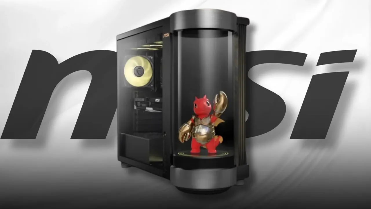 MSI Unveils MEG Vision X2 AI+ Gaming PC With Built-In AI Display and RTX 5090 Support
