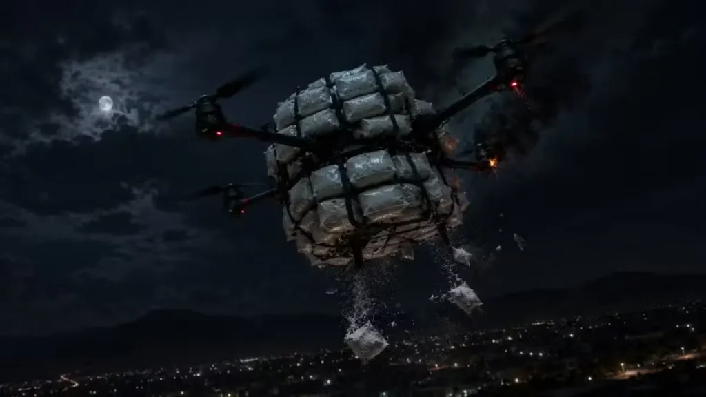 Drone Carrying Five Kilograms of Heroin Crashes in Punjab Residential Area