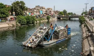 Punjab Launches Pakistan’s First Skimming Boat to Clear Plastic Waste from Canals