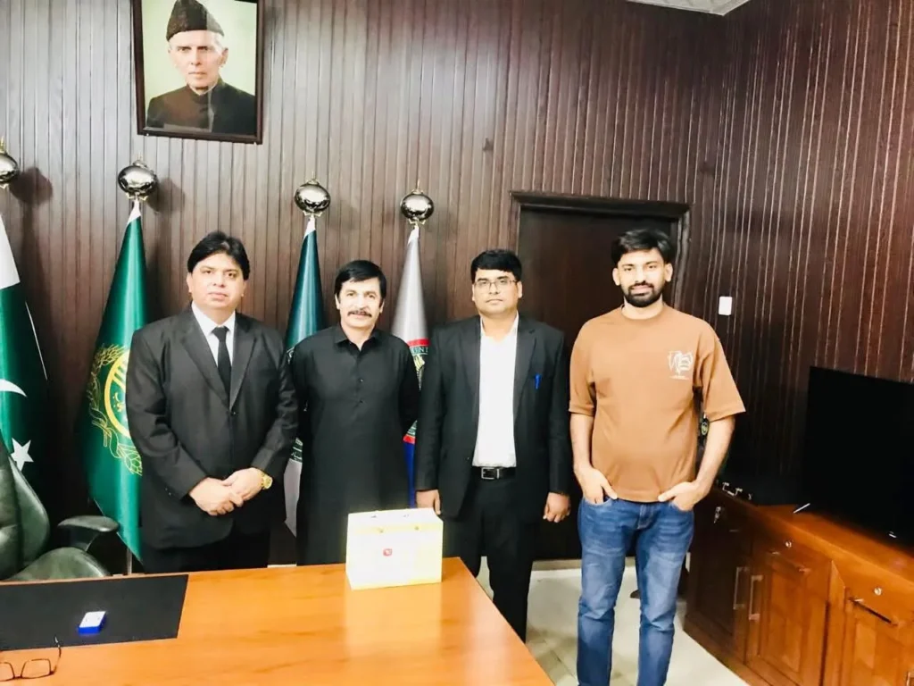 TAM Founder Meets Narcotics Control Official in Kasur