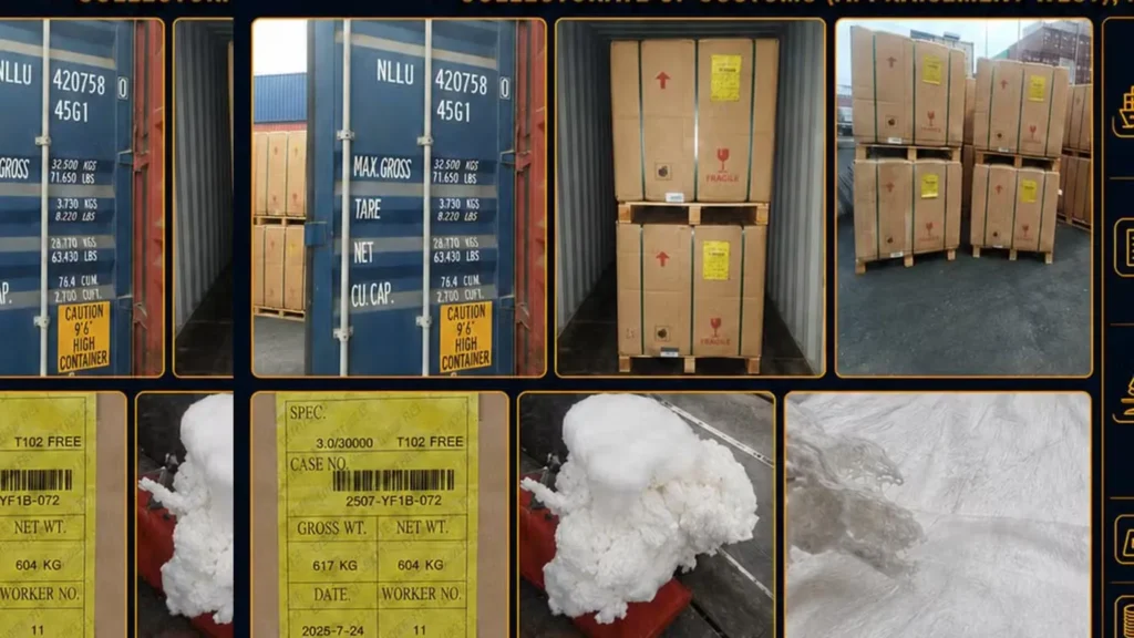Pakistan Customs Seizes 25 Tons of Cigarette Raw Material at Karachi Port