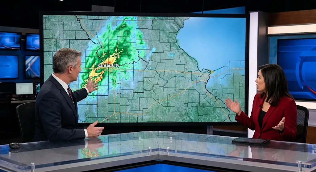 TV Anchor’s Clothes Disappear During Live Weather Forecast in Kansas City