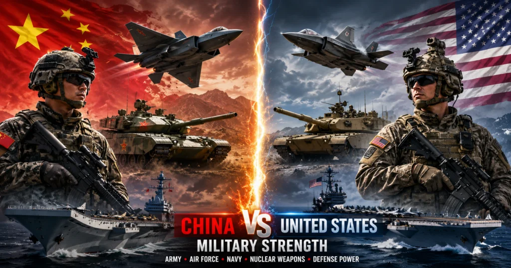 China vs United States Military Strength 2026 Comparison