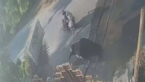 Girl Jumps Off Moving Bike Due to Inappropriate Behavior of Online Bike Rider